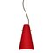 Besa Lighting Cierro Cable Pendant, Ruby Matte, Bronze Finish, 1x9W LED 1KX-4124RM-LED-BR - alternate 1